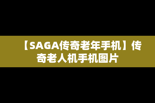 【SAGA传奇老年手机】传奇老人机手机图片